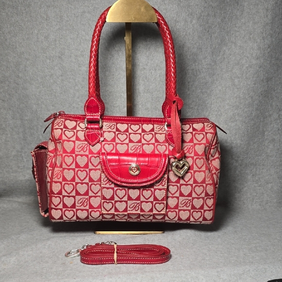 Brighton Handbags - Brighton Red Heart Satchel